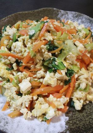 炒り豆腐-レシピのメイン写真