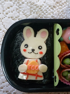 可愛い~♪イースターバニーのキャラ弁-レシピのメイン写真