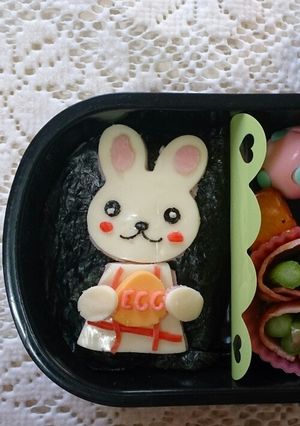 可愛い～♪イースターバニーのキャラ弁-レシピのメイン写真