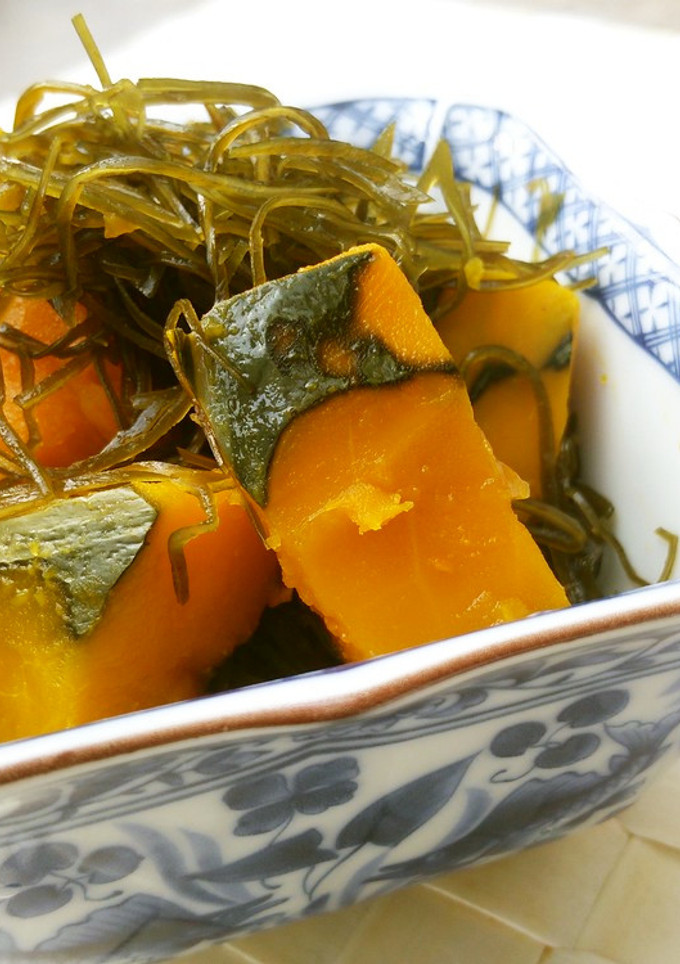 刻み昆布とかぼちゃのホッとする煮物♪-レシピのメイン写真