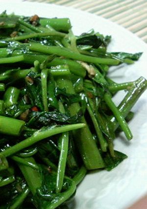 【屋台の味】空芯菜の炒め物-レシピのメイン写真