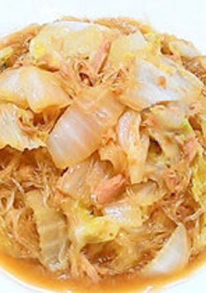 軽食にもなっちゃう白菜と春雨のツナ煮-レシピのメイン写真