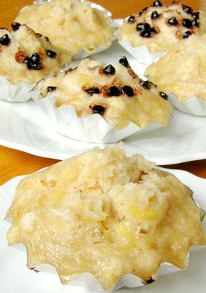 出来たて食べて♪モチモチ☆バナナ蒸しパン-レシピのメイン写真