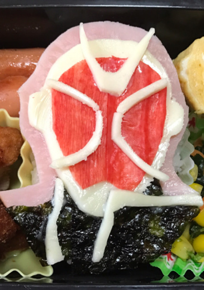 キャラ弁 簡単 仮面ライダーウィザード-レシピのメイン写真