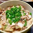 フレーク缶と豆腐のそぼろ丼