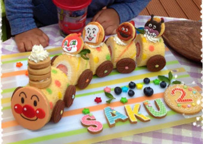デパート 送料無料 誕生日に！アンパンマン列車ケーキ by 【クックパッド miwaponta その他