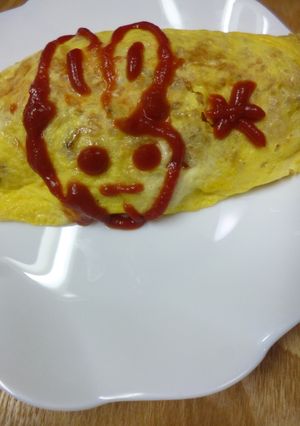 リメイク・豆腐ハンバーグ→オムライス-レシピのメイン写真