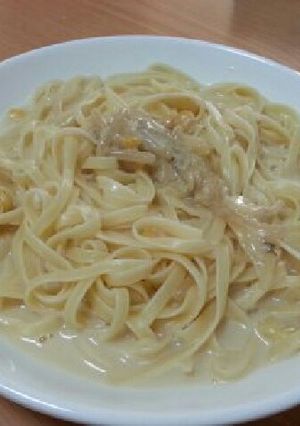 余った味噌汁でチーズ味噌スープパスタ-レシピのメイン写真