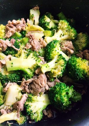 こま肉とブロッコリーの甘辛炒め-レシピのメイン写真
