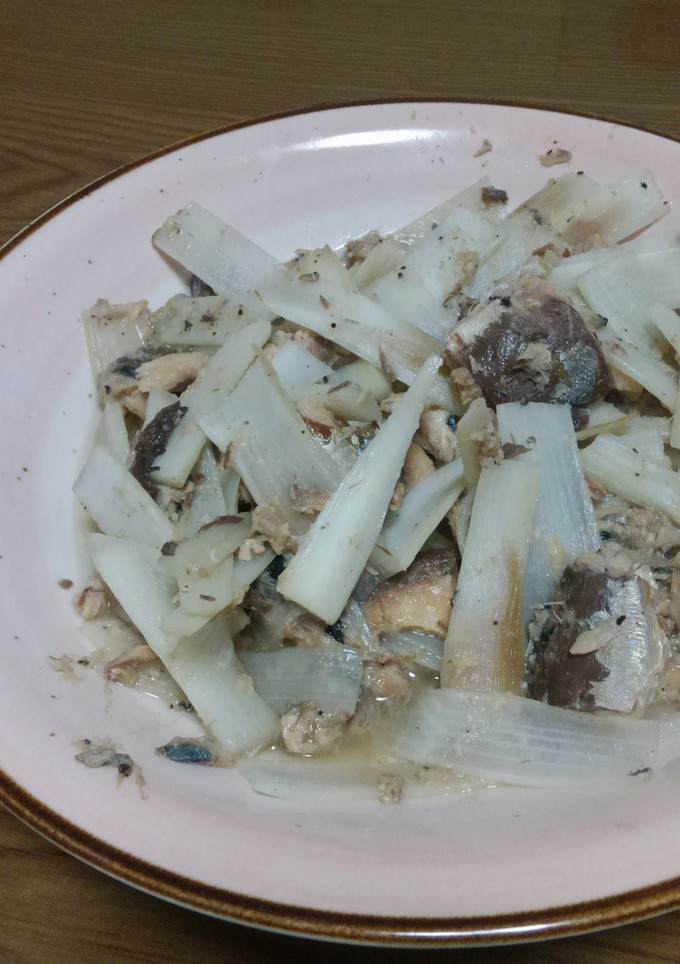 うどとさば缶の炒め物-レシピのメイン写真