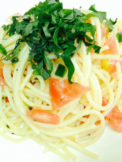 簡単混ぜるだけ冷製トマトパスタ-レシピのメイン写真