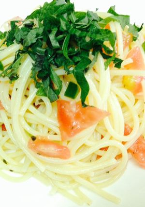 簡単混ぜるだけ冷製トマトパスタ-レシピのメイン写真