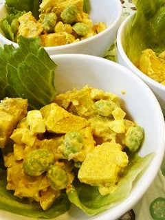 サツマイモのサラダ(カレー味)♪-レシピのメイン写真