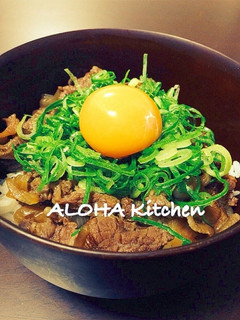 お肉も柔らか!絶品!ネギ玉牛丼!-レシピのメイン写真