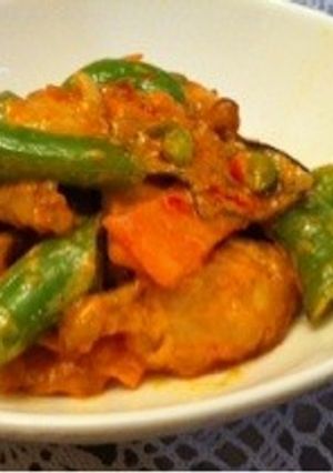スナップえんどうと鶏のマヨチリ-レシピのメイン写真
