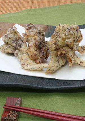 まいたけ天ぷら 赤しそ風味-レシピのメイン写真