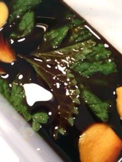 焼きおにぎり用の大葉の漬け込み方。-レシピのメイン写真
