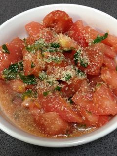 簡単!トマトのごま和え-レシピのメイン写真