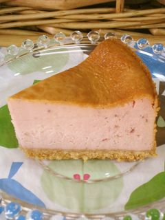 *苺のベイクドチーズケーキ*-レシピのメイン写真