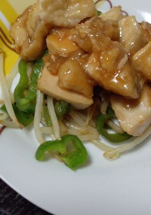 ☆簡単♪しっとり♪鶏むね肉の照り焼き☆-レシピのメイン写真