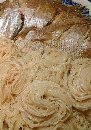 祭りの一品☆鯛ソーメン(^-^)-レシピのメイン写真