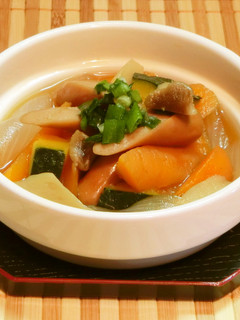 ウインナーと野菜の煮物-レシピのメイン写真