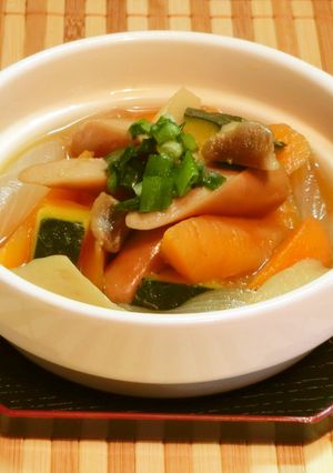ウインナーと野菜の煮物-レシピのメイン写真