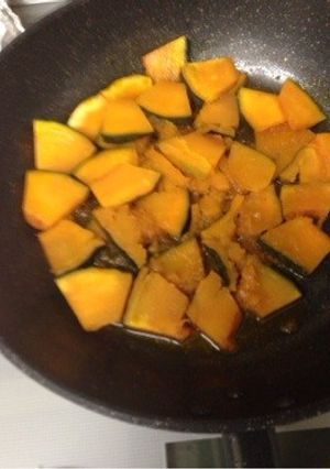 スライス済み冷凍カボチャの煮物-レシピのメイン写真