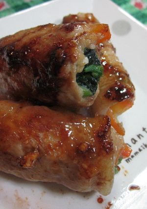 菜の花の肉巻き照り焼き-レシピのメイン写真