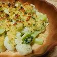 カリフラワーの大葉パン粉焼き どすぇ