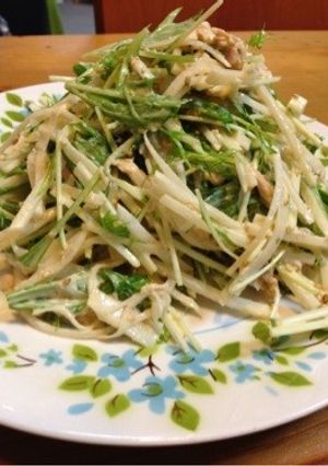 大根と水菜とツナの簡単サラダ♪-レシピのメイン写真