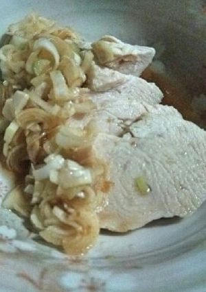 ゆで鶏の香味ｿｰｽかけ-レシピのメイン写真