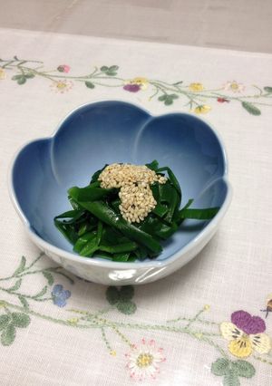 すぐに出来ちゃう ニラのおひたし-レシピのメイン写真