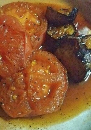 ﾄﾏﾄとﾅｽの照り焼き-レシピのメイン写真