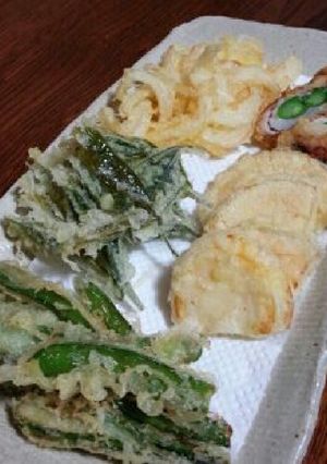 春の恵みの天ぷら-レシピのメイン写真