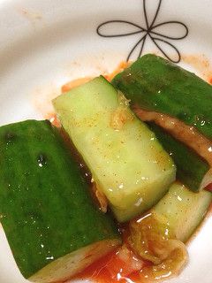 市販のキムチで。オイキムチ-レシピのメイン写真