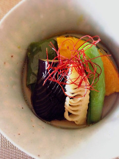 筍と茄子の季節野菜の揚げ浸し-レシピのメイン写真