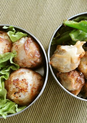 簡単！！男子中高生の肉巻きおにぎり弁当-レシピのメイン写真