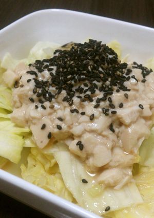 麺つゆで旨々♡お豆腐と春キャベツのサラダ-レシピのメイン写真