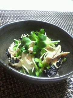 ササミとカイワレの和えもの-レシピのメイン写真