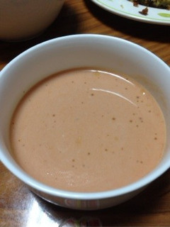 簡単!トマトジュースと豆乳でスープ-レシピのメイン写真