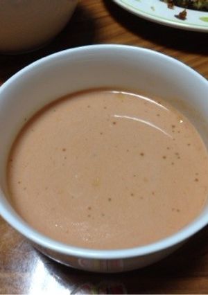簡単！トマトジュースと豆乳でスープ-レシピのメイン写真