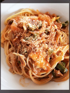 簡単☆野菜たっぷりトマトパスタ☆-レシピのメイン写真