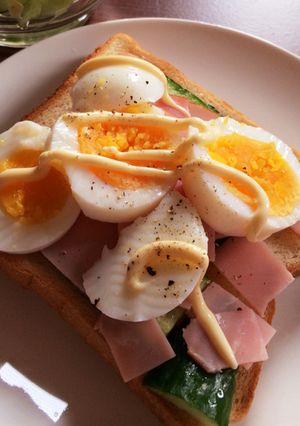 オープンサンド 250kcal-レシピのメイン写真