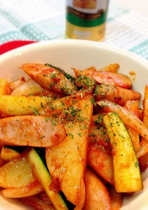 日本生まれの❓ポテトナポリターナ-レシピのメイン写真