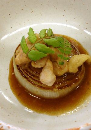 新たまねぎのステーキ<やよい会>-レシピのメイン写真