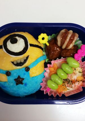 ミニオン★キャラ弁-レシピのメイン写真