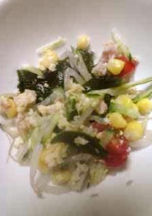 野菜たっぷり満足サラダ-レシピのメイン写真