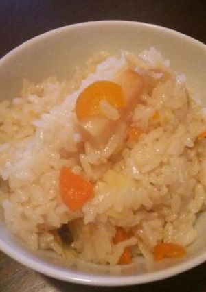炊飯器で竹の子と春キャベツの洋風ピラフ☆-レシピのメイン写真
