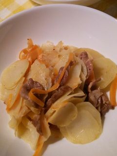 ~豚肉とジャガイモのチーズ炒め~-レシピのメイン写真